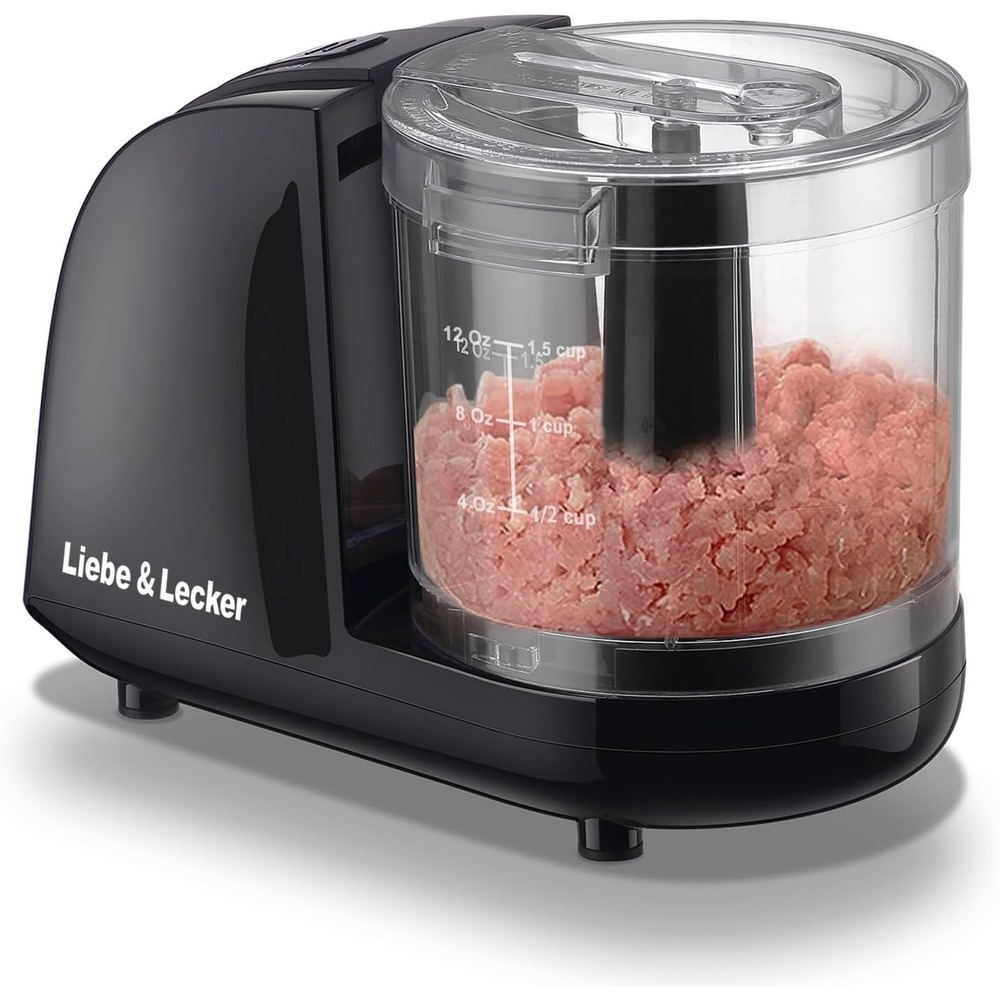 2 in 1 Mini Food Processor, 1.5 Cup Mini Chopper and Juicer